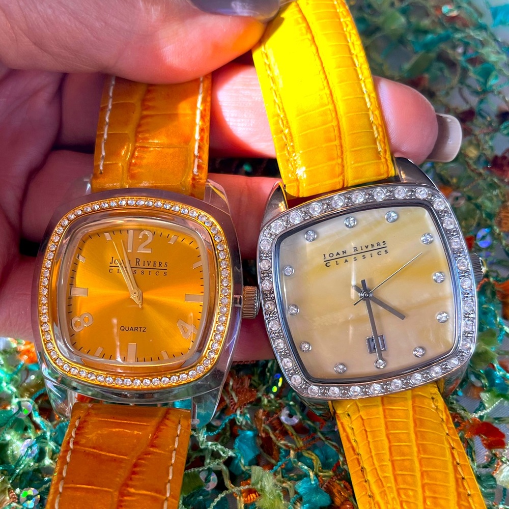 2 Joan Rivers Classic Watches